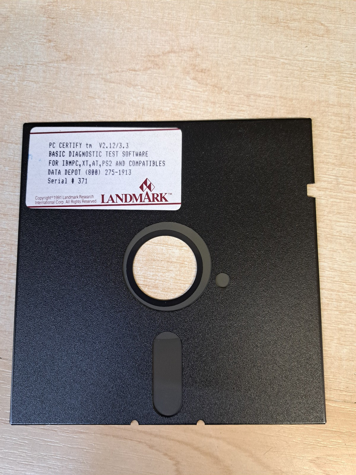 Data Pocket Post Jr 1992, Expansion Test Card