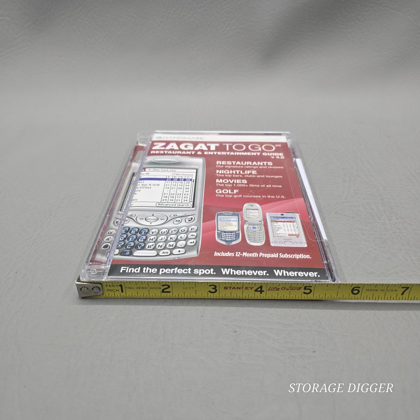 NEW Handmark Zagat To Go Restaurant & Entertainment Guide v 4.0 Mobile Software