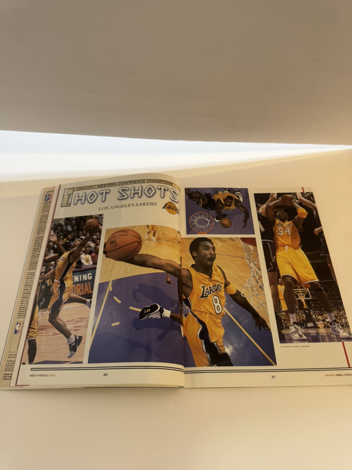 2001 NBA Finals Commemorative Edition Program Sixers Vs Lakers 2 ticket stubs