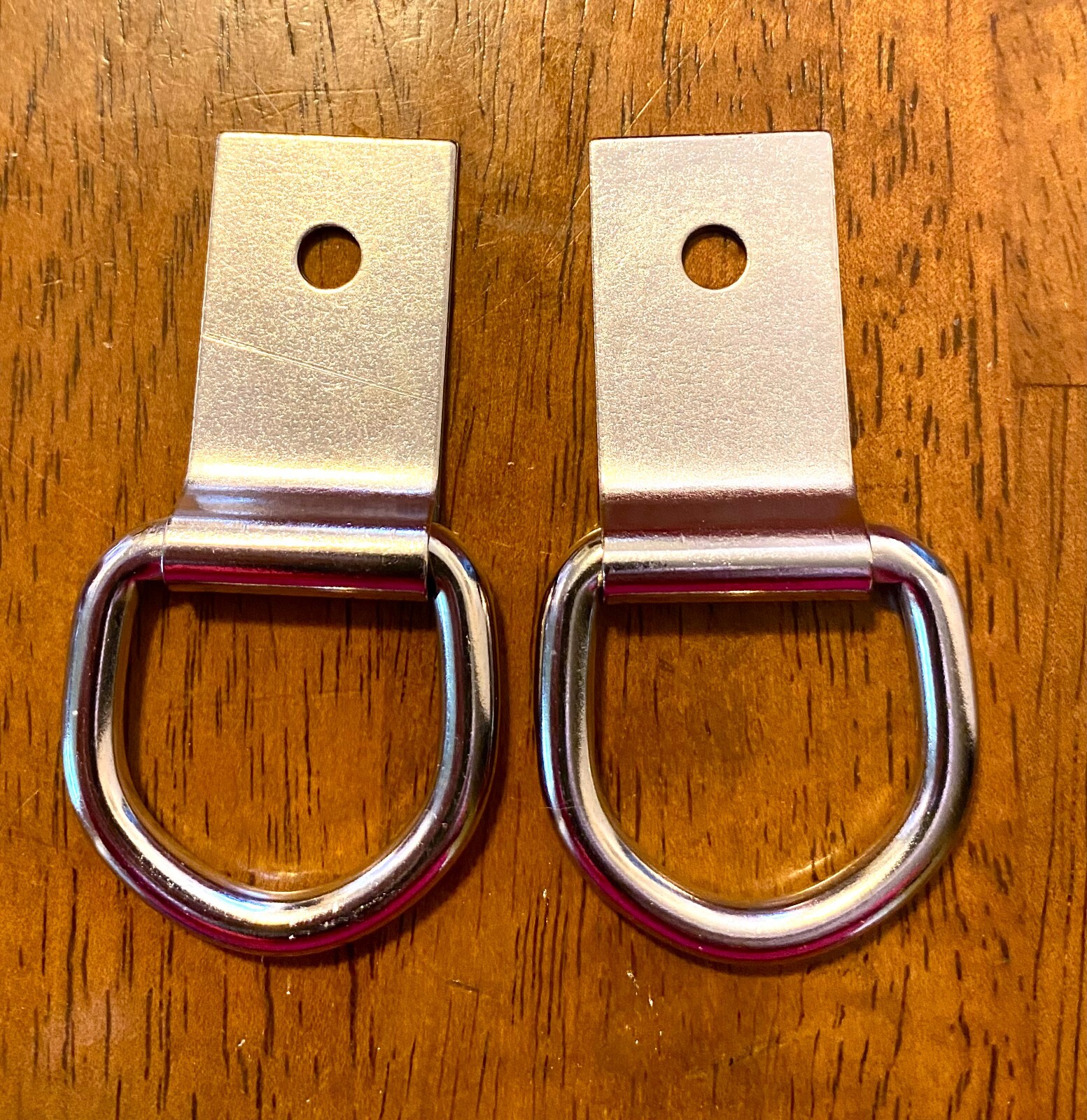 Stainless Steel Saddle Repair Dee Clip 1-1/2″ Dee Ring - 2 pack