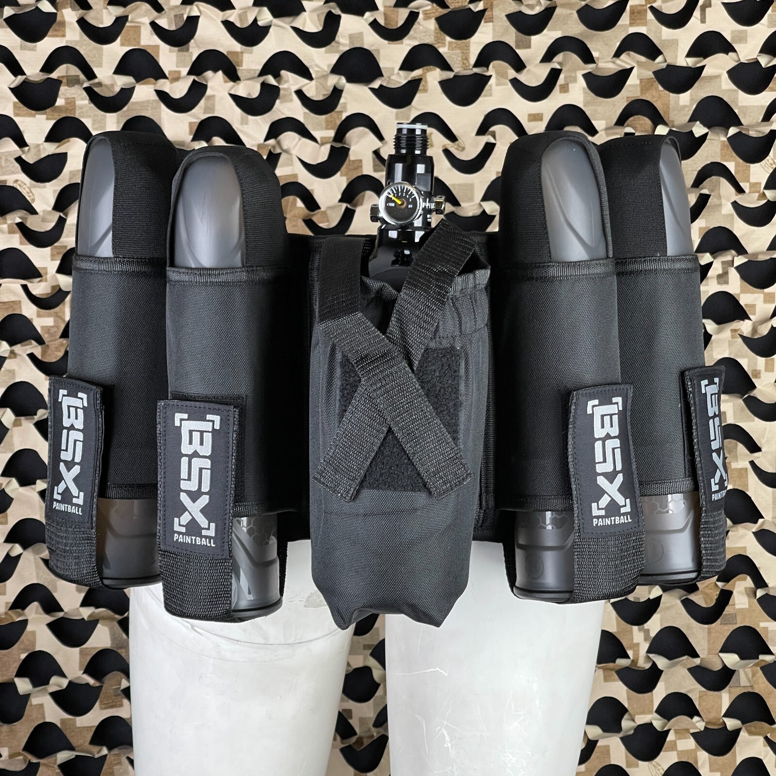 NEW BSX 4+1 Paintball Harness - Black