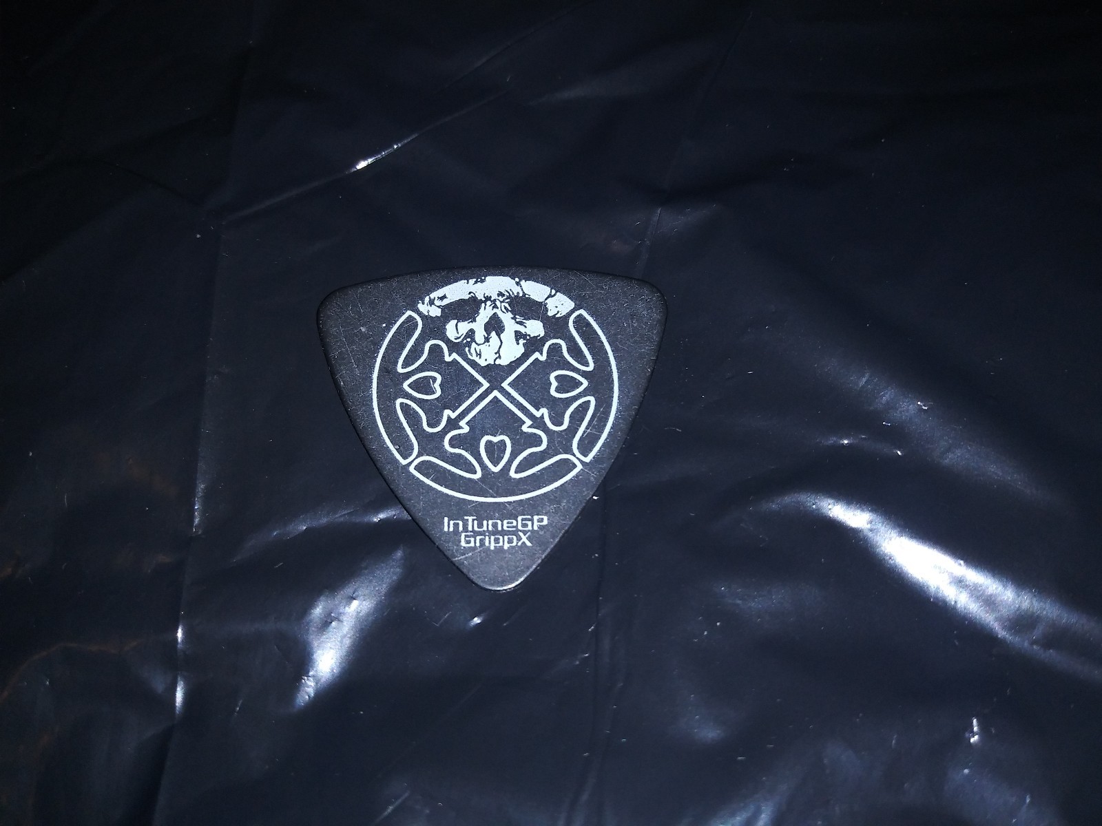 LIFE OF AGONY Skull & Alan Robert Photo 2018 Concert Tour Bass GUITAR PICK