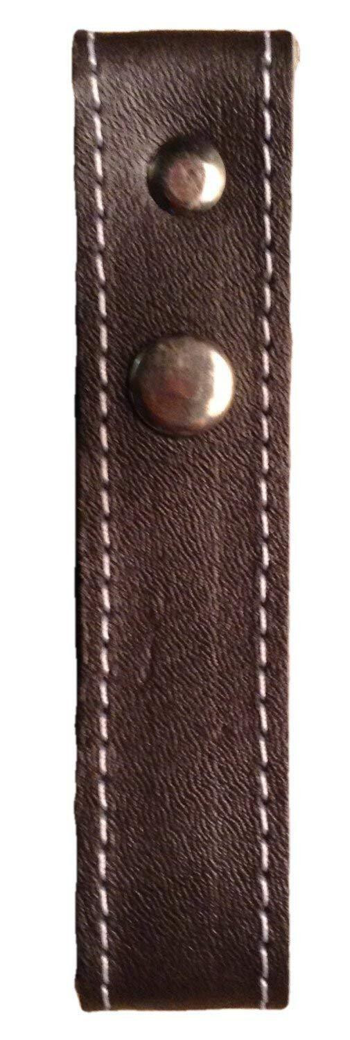New DARK BROWN Bull Whip Holder BULLWHIP HOLSTER INDIANA JONES STYLE