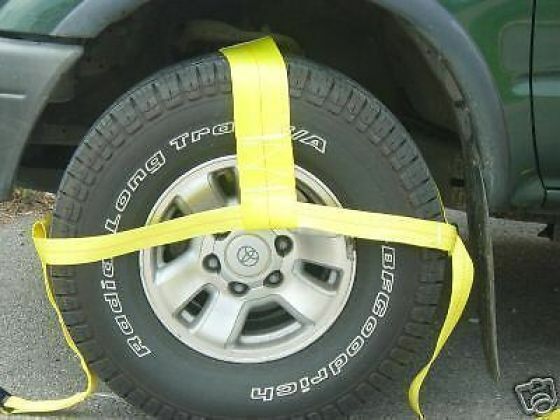 2 Pack Robbor Tow Dolly Basket Straps w/ Flat Hook Tie Down Bonnet 14-17" NY