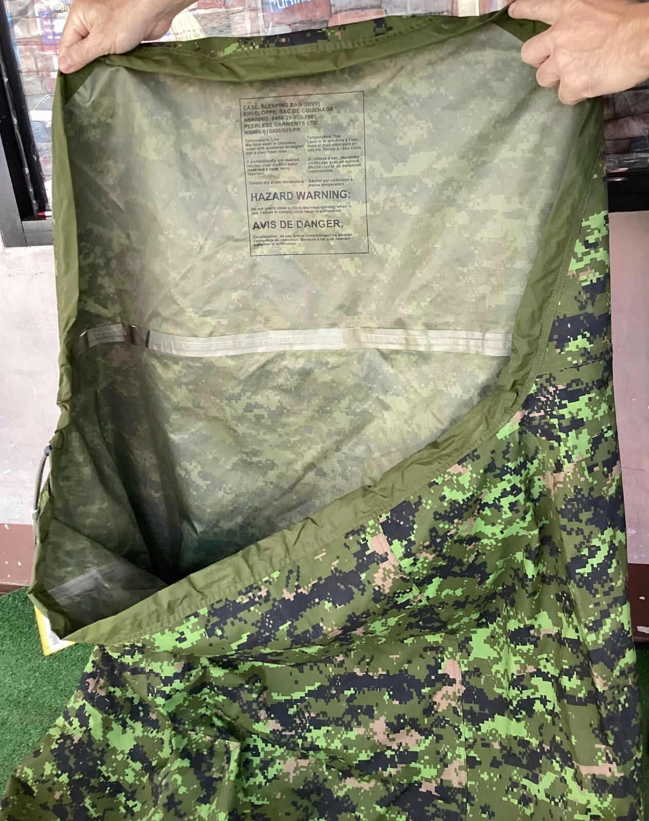 Canadian Armed Forces Style Cover Bivy Bag - Canadian Digital Pattern