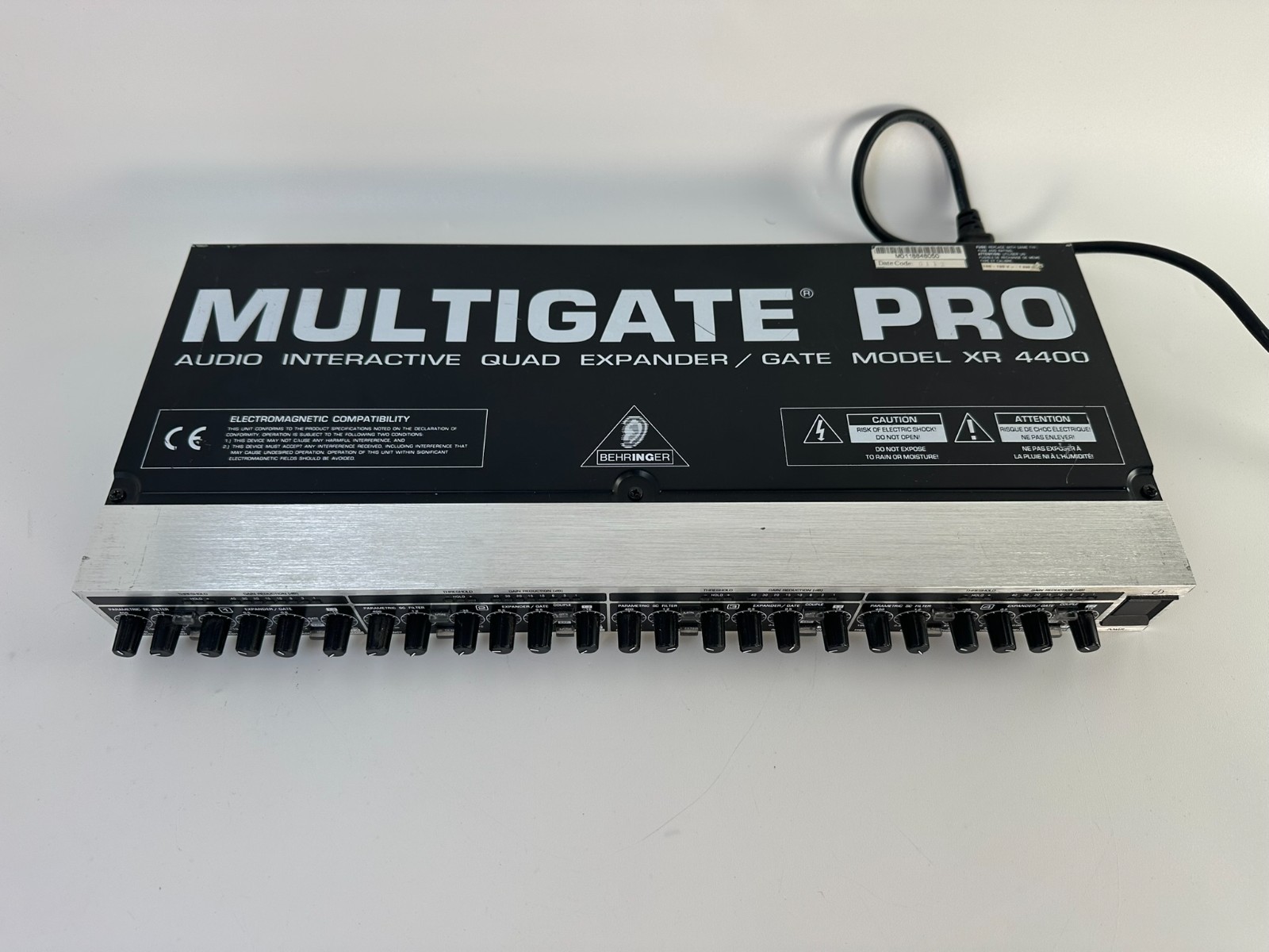 Behringer XR4400 Multigate Pro Quad Expander Gate Rack Audio Processor
