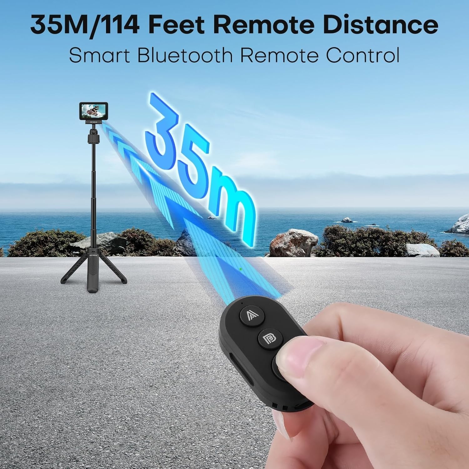 Wireless Remote Controller for DJI Osmo 360/Action 6/5 Pro/4