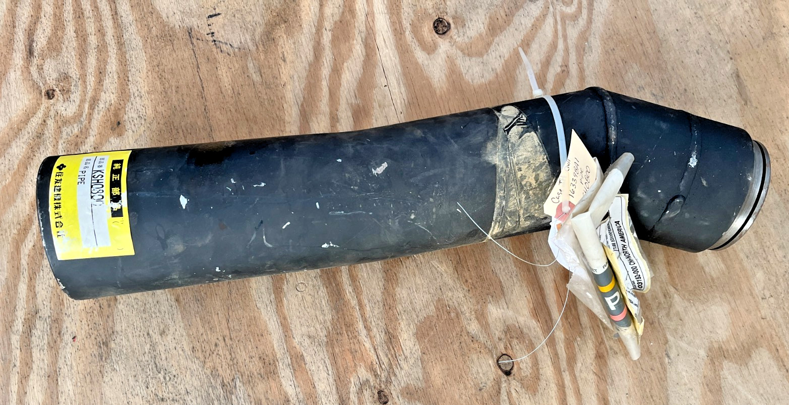 163398A1  Genuine OEM  Case IH  CNH  EXHAUST PIPE   KSH0800