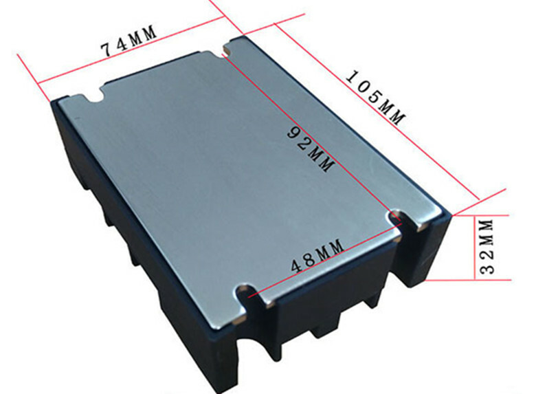 Scnulber three-phase solid state relay TSR-10DA 480VAC 10A DC control AC