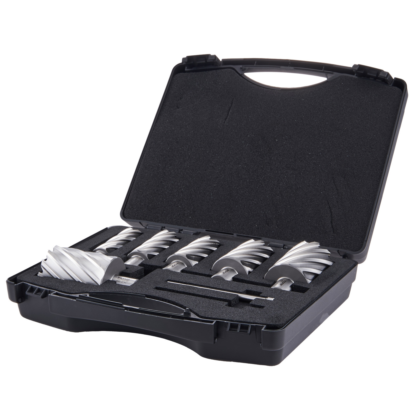 6 PCS Annular Cutter Set HSS Magnetic Drill Bits Weldon Shank 2" Depth