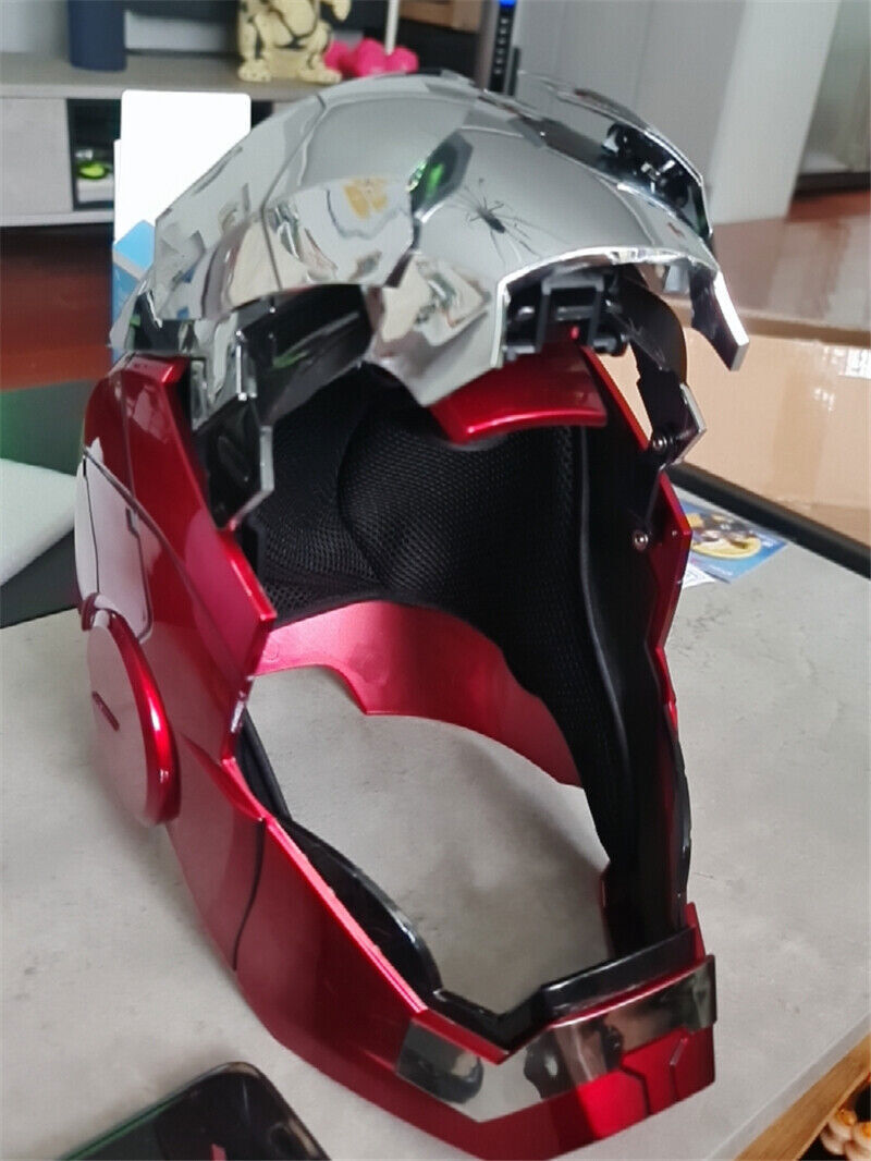 US StocK AUTOKING Iron Man MK5 Helmet Wearable Voice Control ABS Mask Cosplay