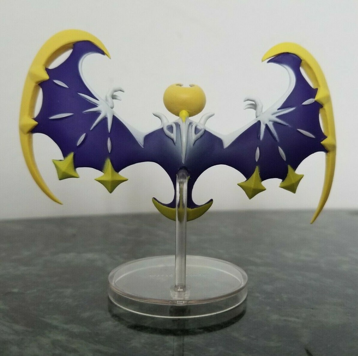 Pokemon Lunala Collectible Figure w/ Stand (from Sun and Moon Alola TCG box) NEW