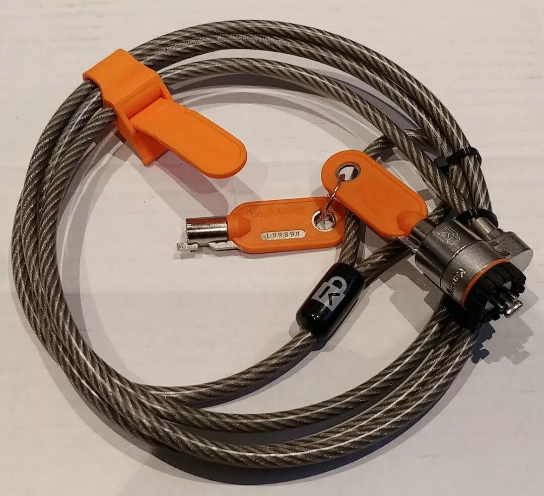 Computer Laptop Lock Kensington MicroSaver Keyed T-Bar Mechanism Tech Security