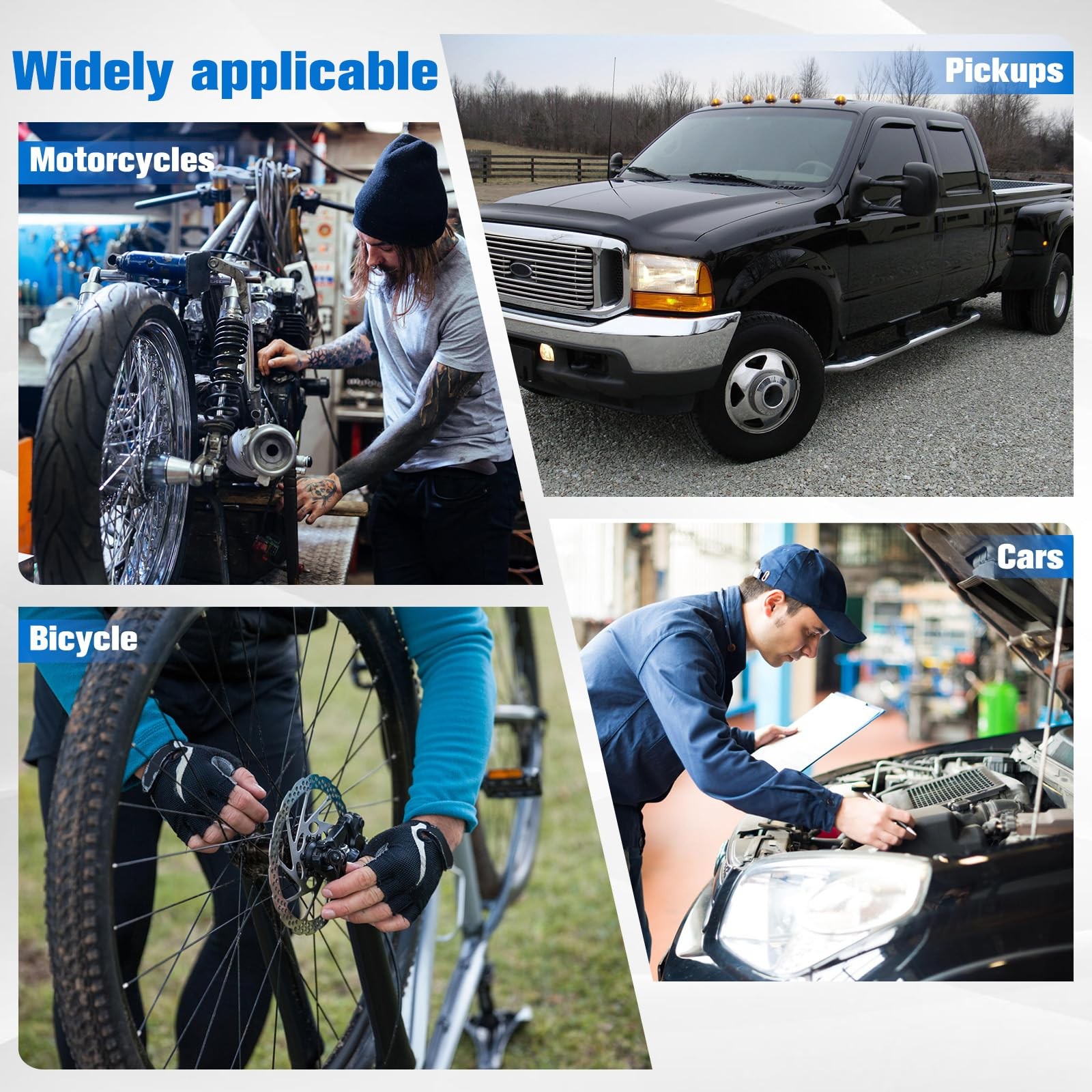Marvelity 10-Piece Axle Spindle Thread Chaser Set - Includes 8 Dies &...