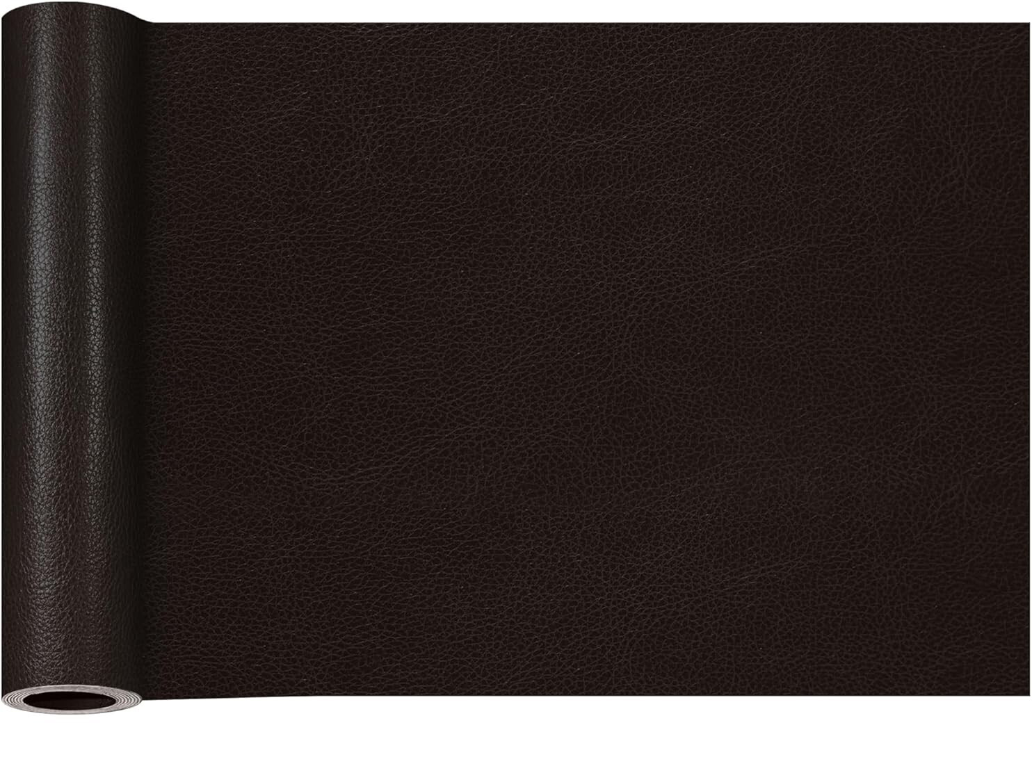 Black Brown 8 x 48" Leather Repair Tape Self Adhesive Furniture Sofa Car Seats
