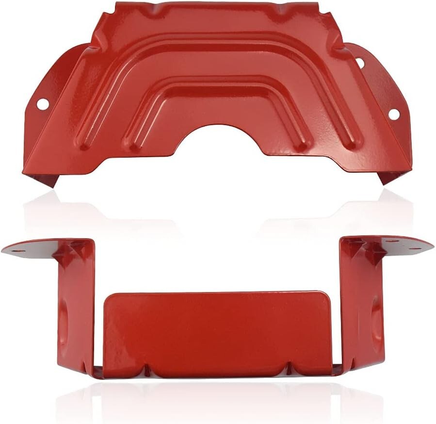 2 Pack Belt Guard Covers for Spindle Pulley - Fits 42" 46" Deck MTD Troy-Bilt