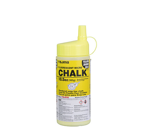 Tajima PLC2-FY300 Ultra-Fine Micro Chalk, Fluorescent Yellow, 10.5 oz.