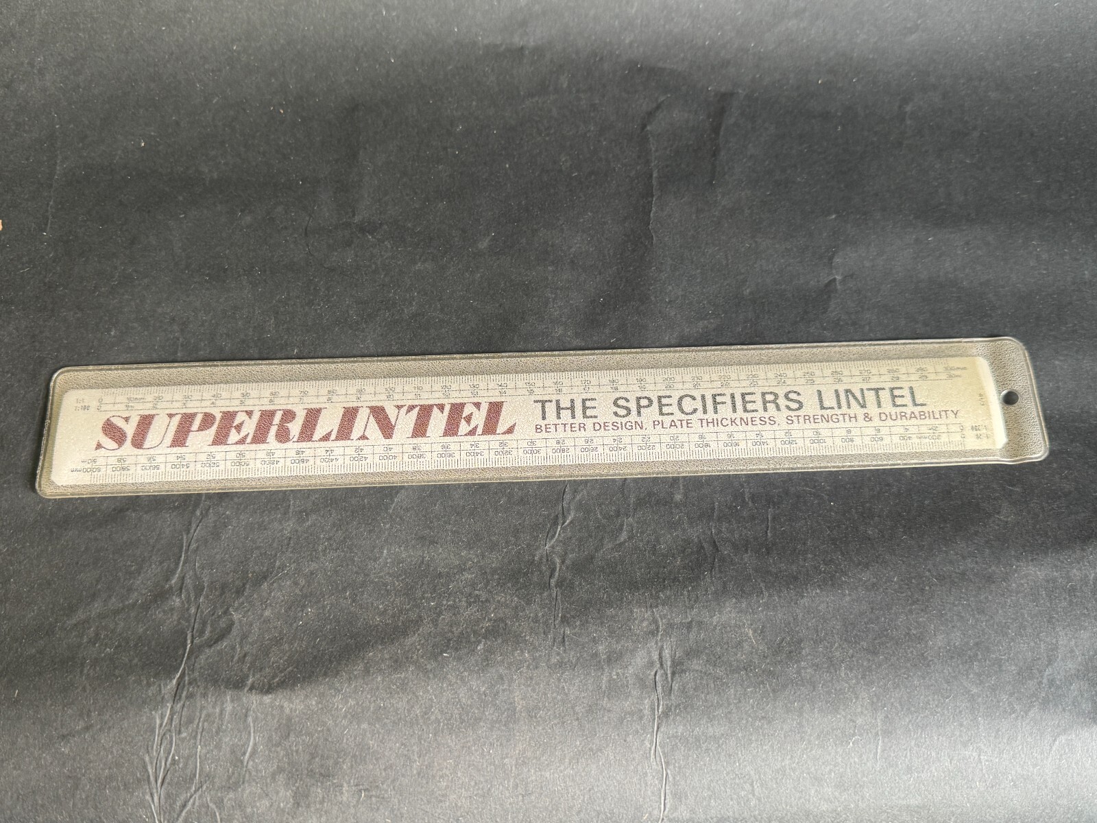 VINTAGE ADVERTISING RULE RULER SUPRASTEEL FREDERICK JONES & SON OSWESTRY SHROPSH