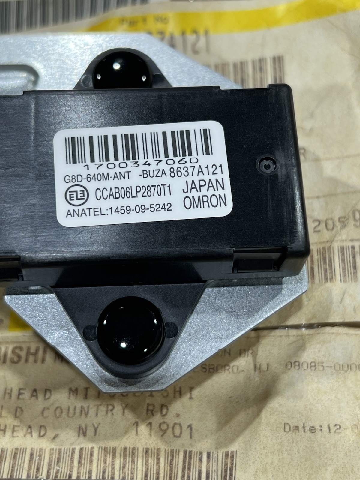 Genuine Mitsubishi 8637A121 Keyless Operation Buzzer Antenna 2005-2012 Outlander