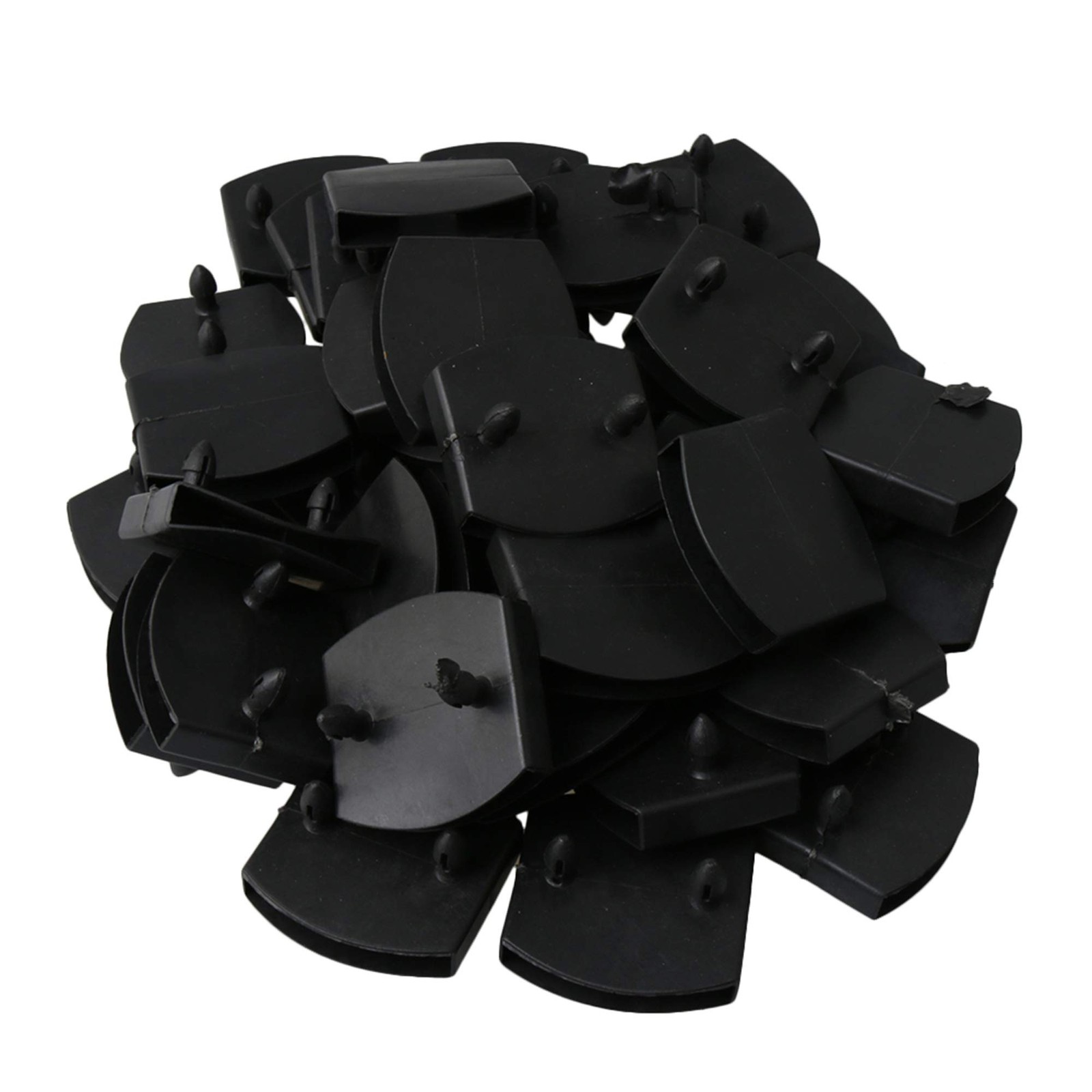 Pack of 50 Plastic Double Centre Bed Slat Caps Holders Replacement Part 50mm