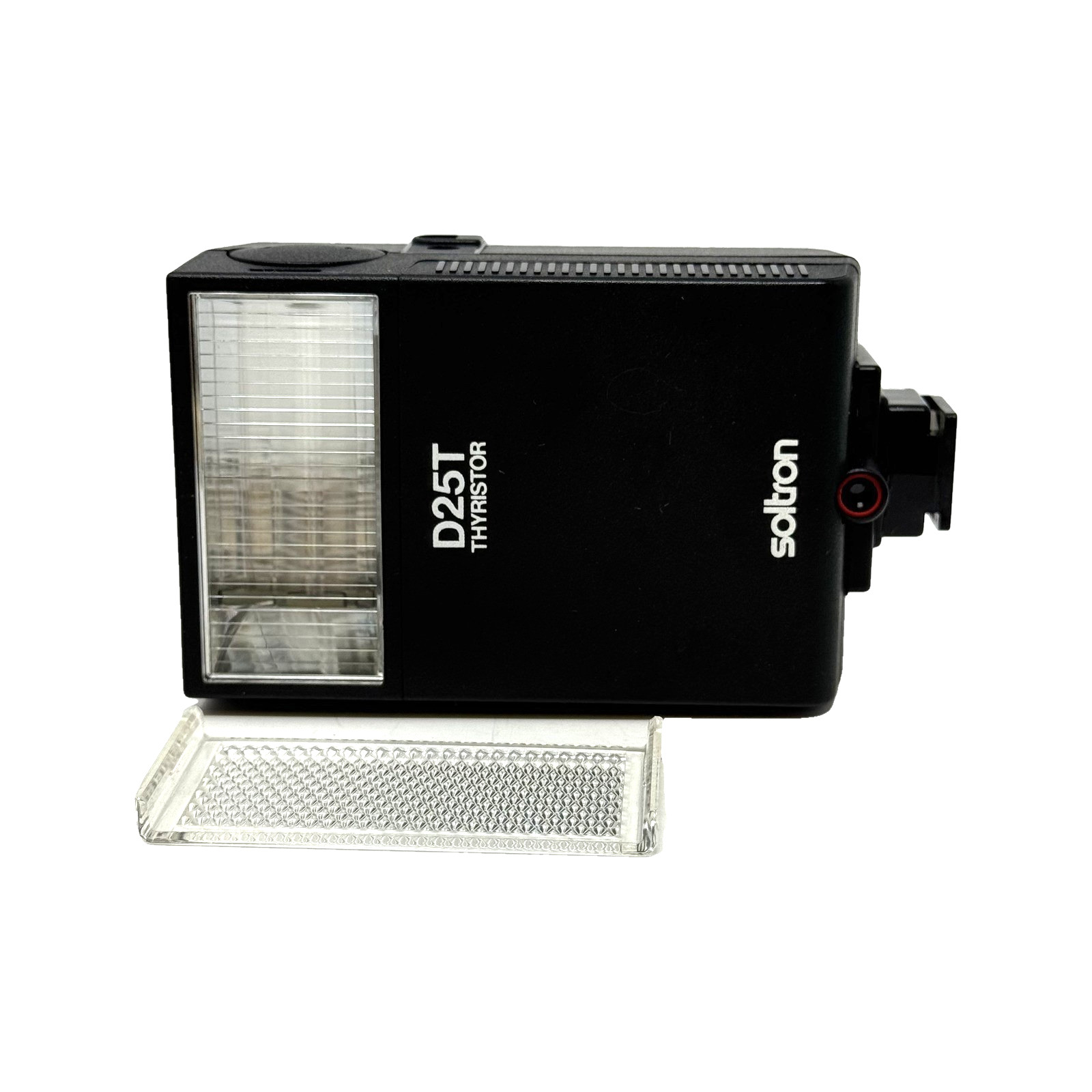 Soltron D25T Thyristor Auto Flash Shoe Mount with Diffuser Panel and Case