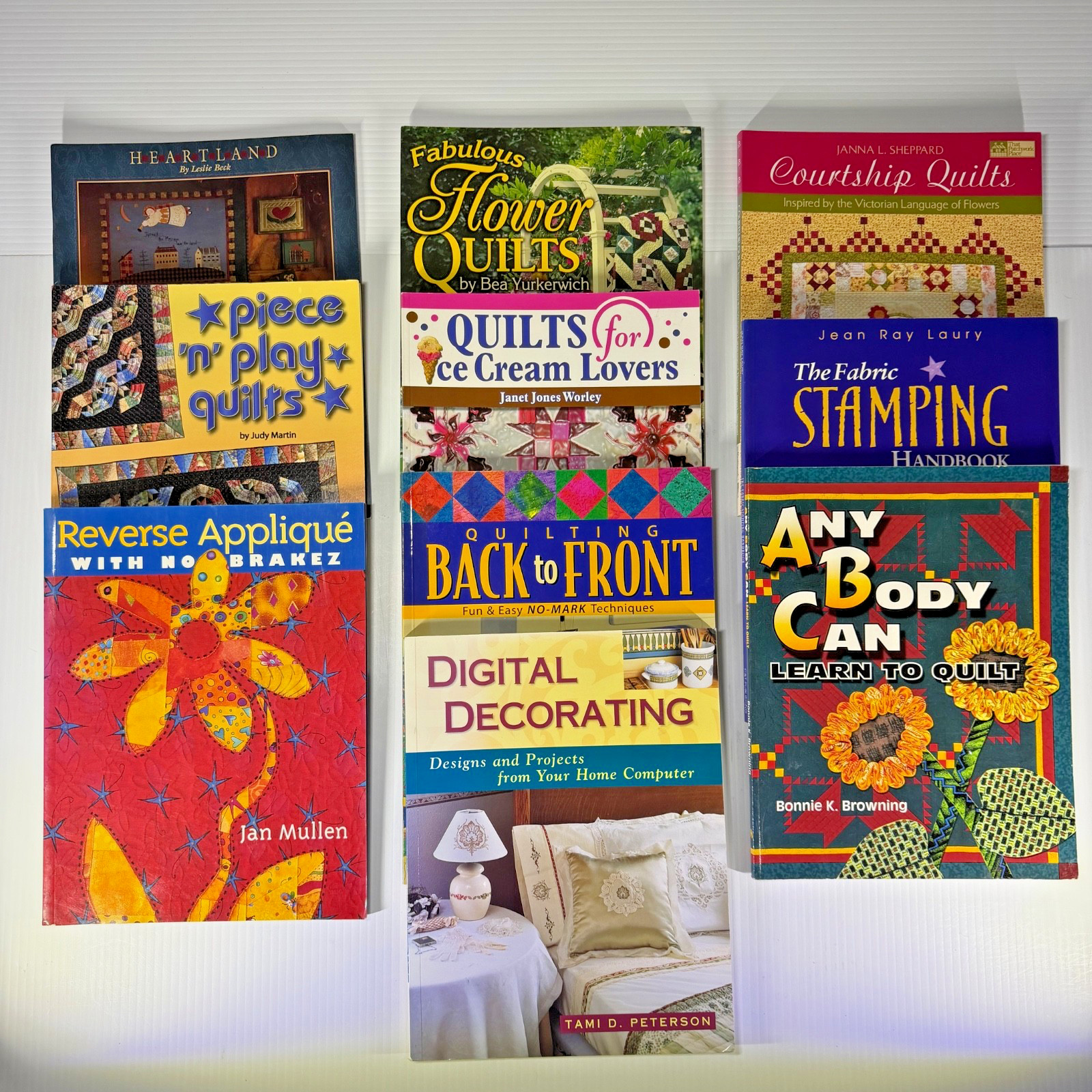 Quilting Quilt Book Magazine Lot Of 10 Ideas Variety Patterns Sewing Appliqué 1