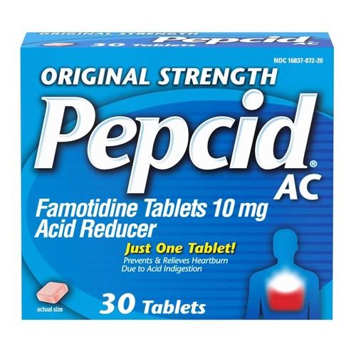 Pepcid AC Original Strength Acid Reducer 30 Tablets