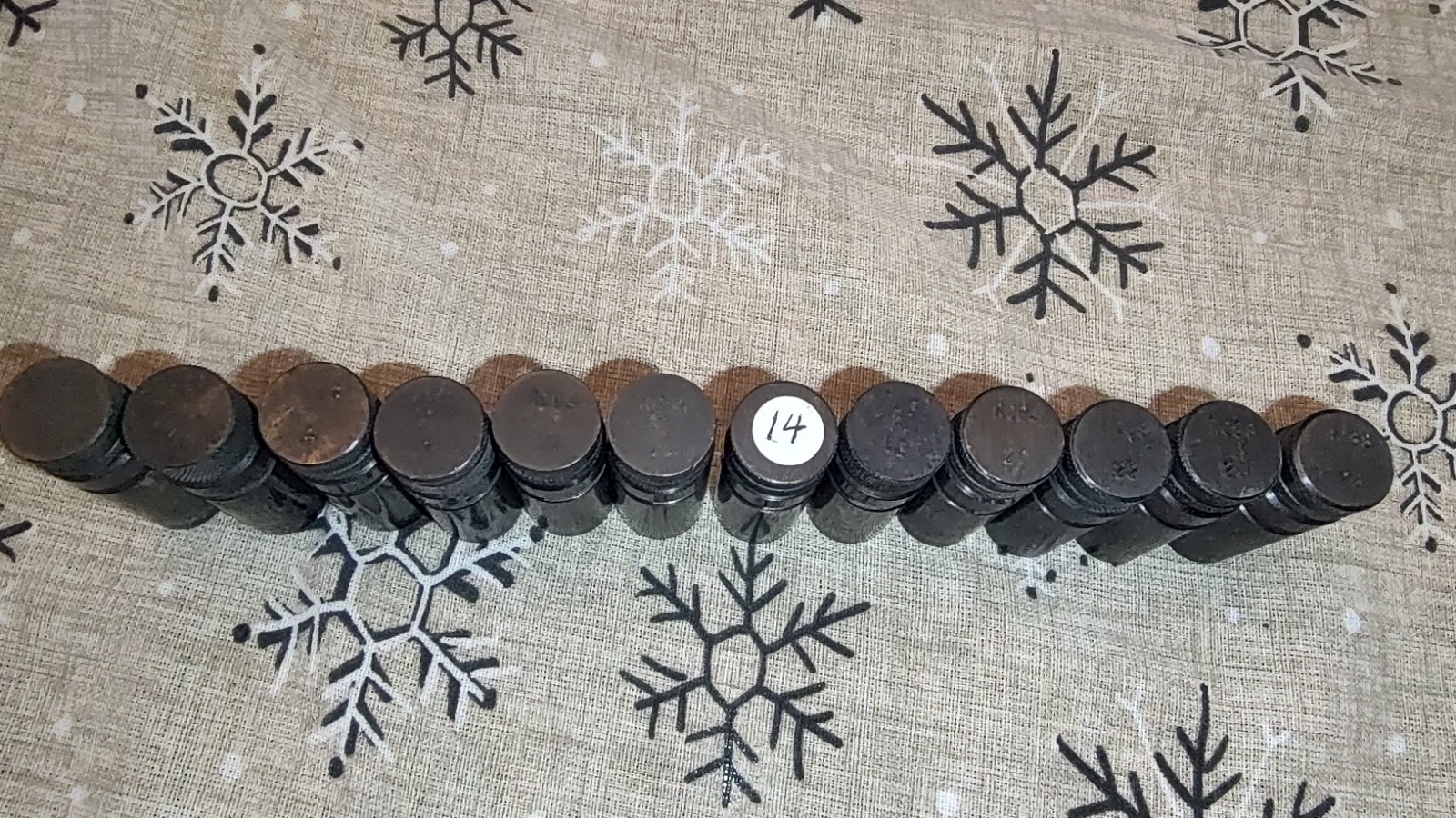 12 RCBS LITTLE DANDY POWDER MEASURE ROTORS SET 2 4 6 8 10 12 14 18 20 22 24 26