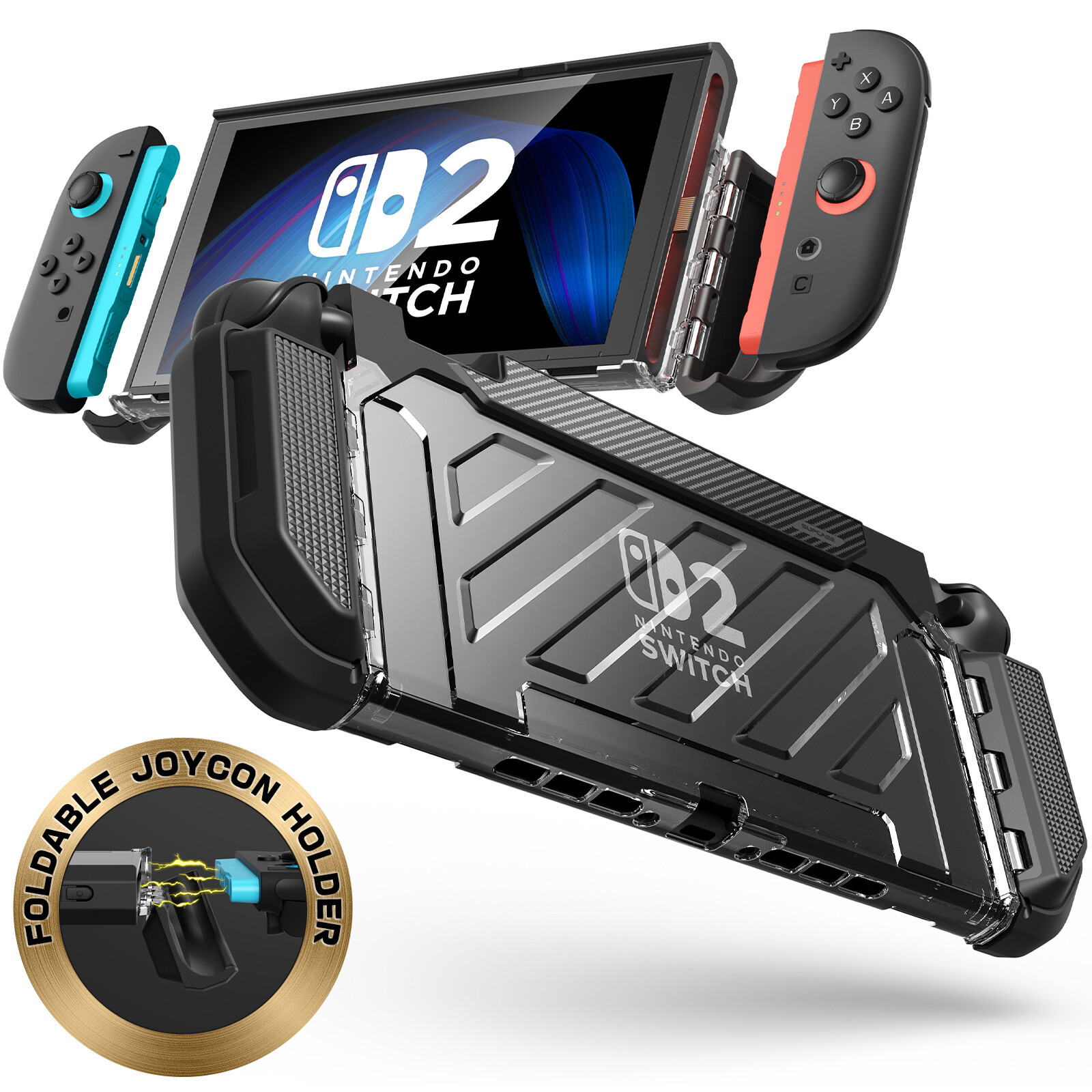 SUPCASE for Nintendo Switch 2 (2025) Dockable Case Magnetic Joy-Con Friendly NEW