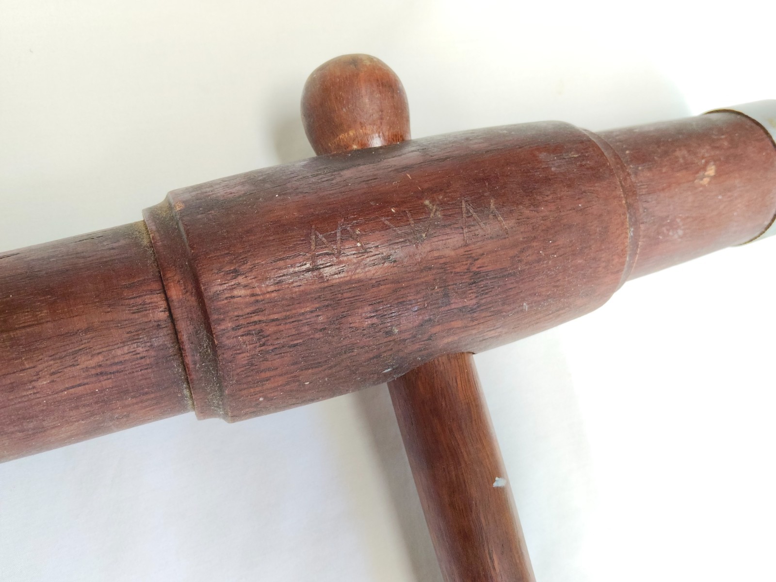 Vintage Caulking Mallet Hammer Shipwright Ship Boat Building Caulk Tool -AF