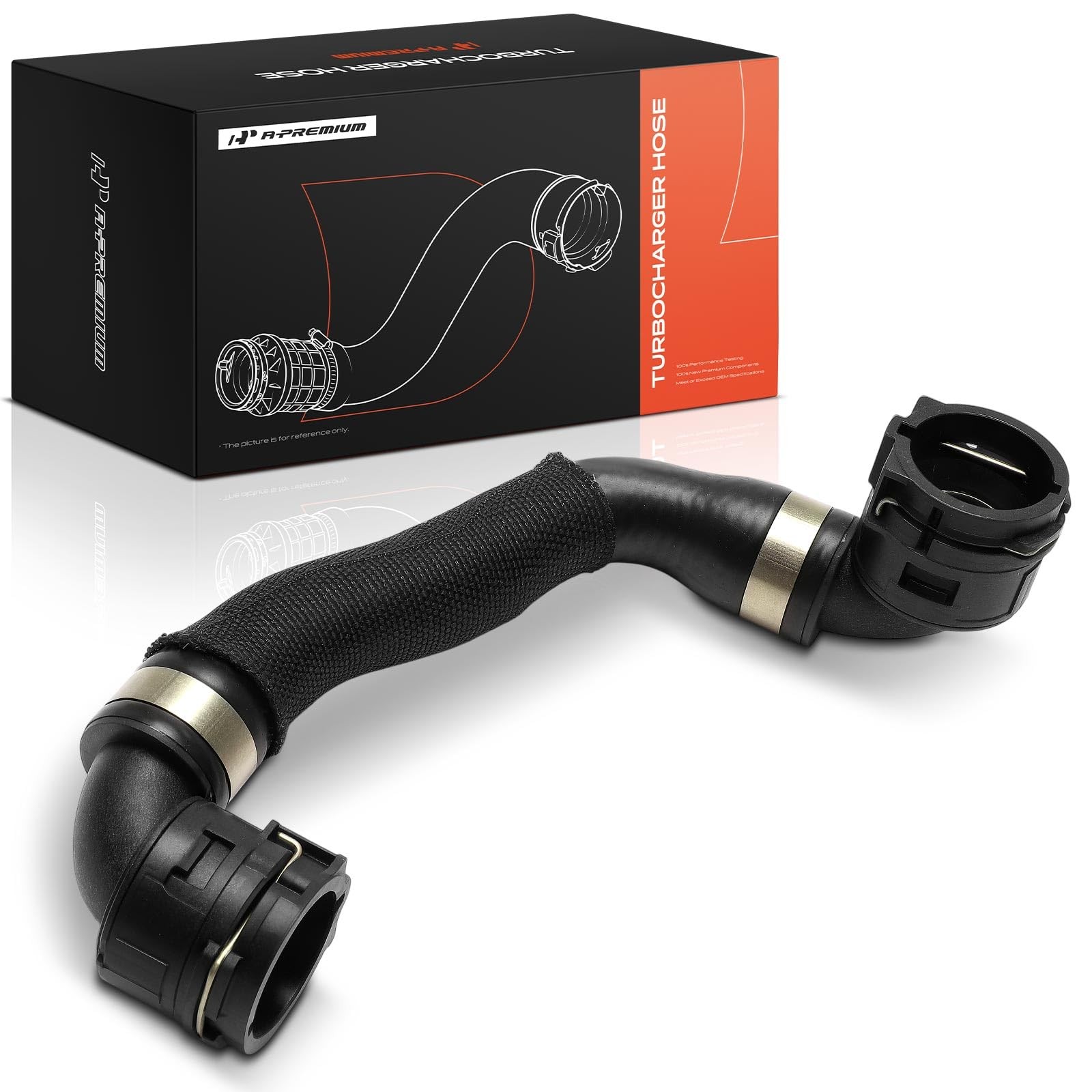 A-Premium Turbocharger Intercooler Hose Compatible with BMW