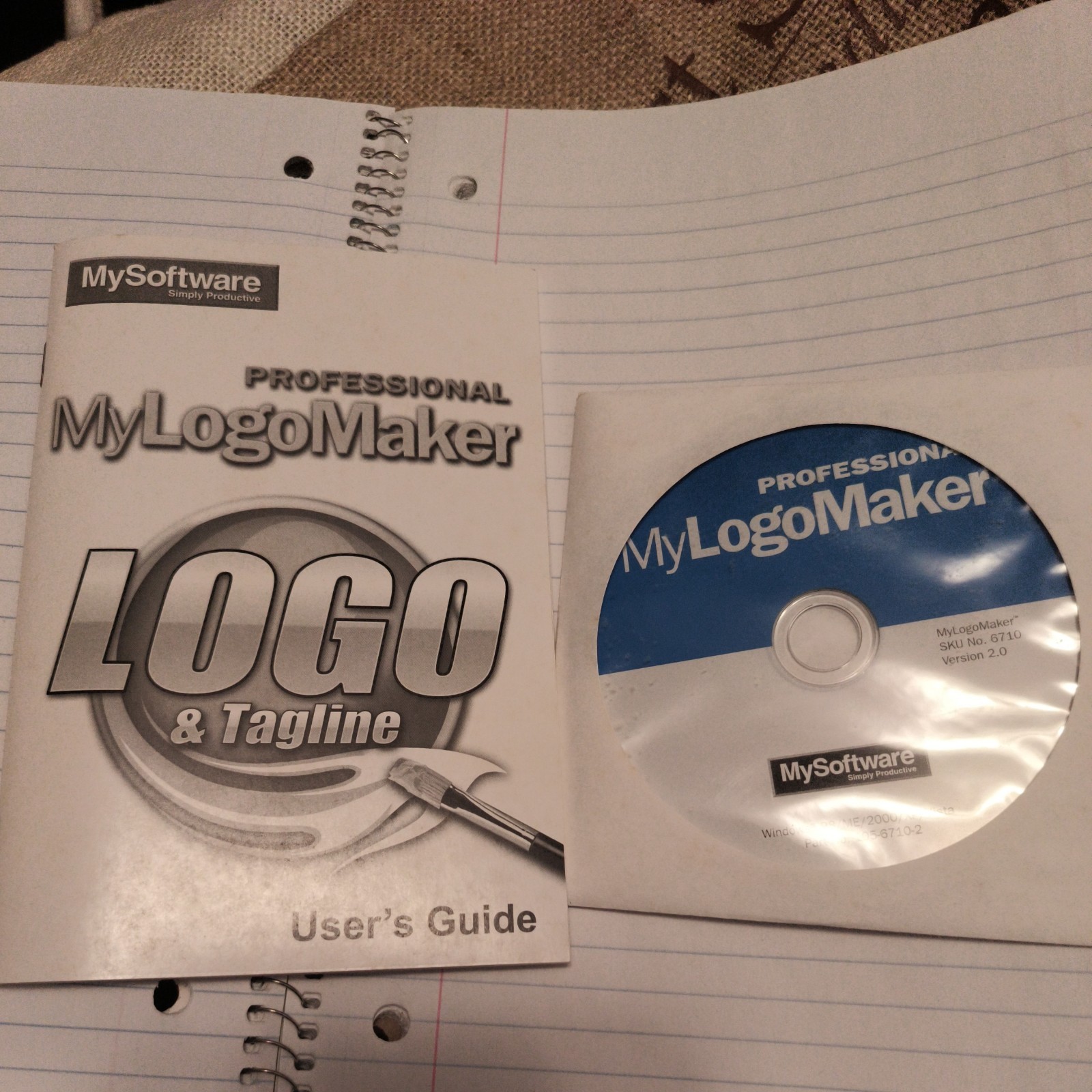Professional MyLogoMaker Logo & Tagline Software CD-ROM v.3 Windows 7, XP, Vista