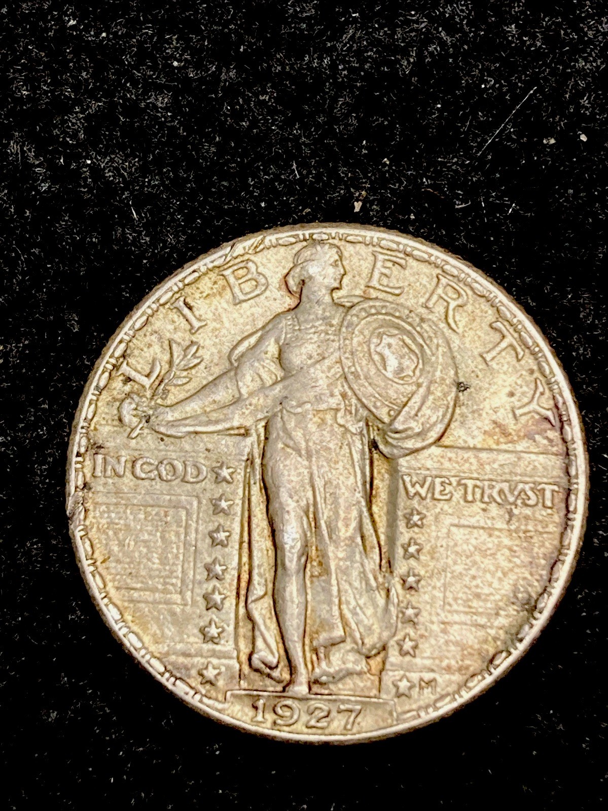 1927 Standing Liberty Quarter Very Nice Coin ~ EF+ to AU