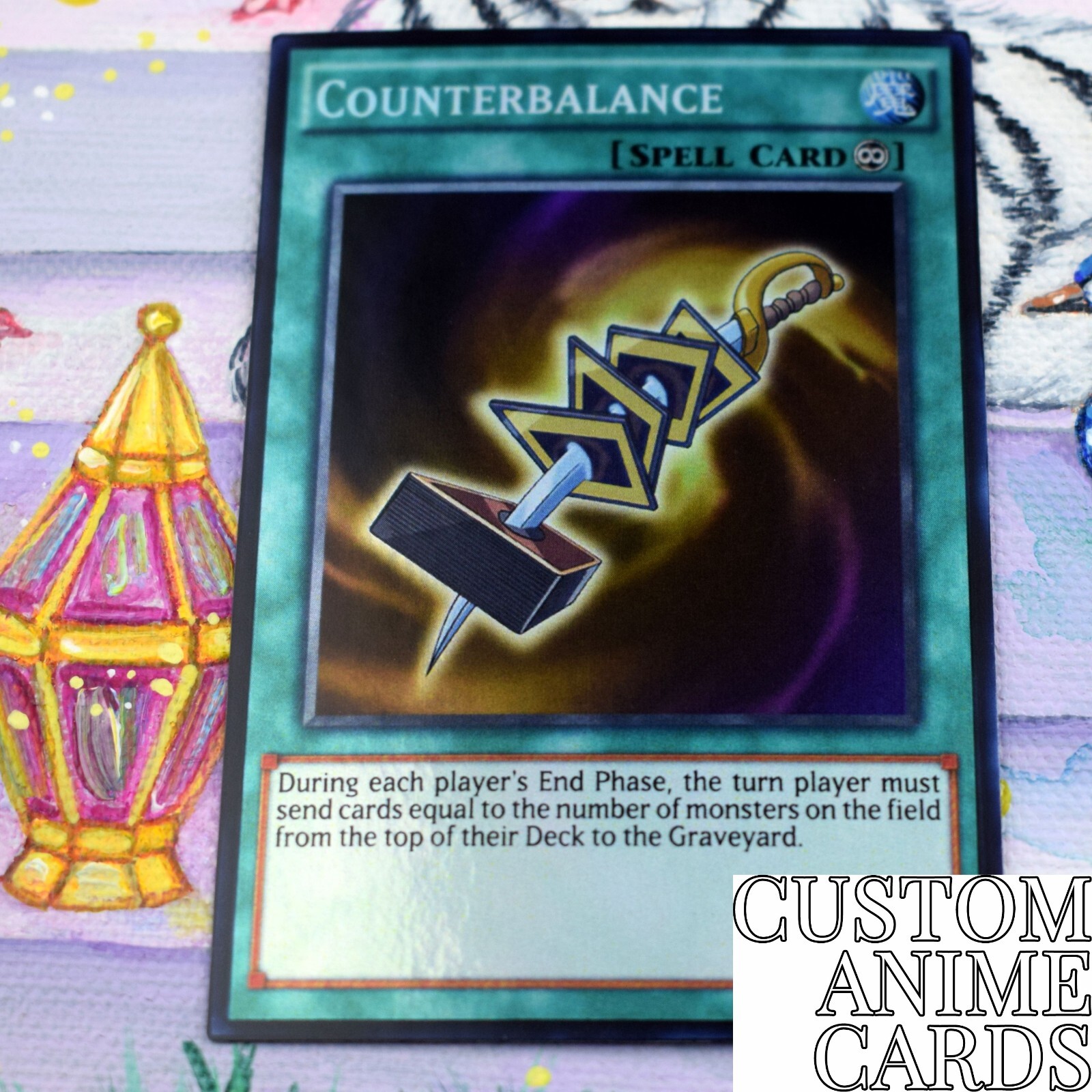 Counterbalance DIY ANIME EFFECT -  HOLO card
