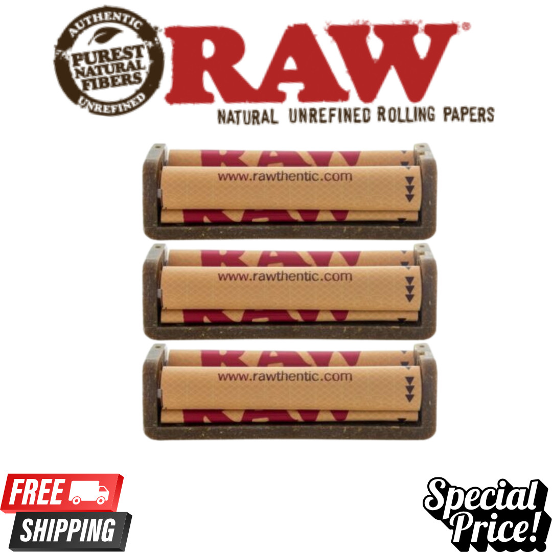 Raw Plastic Cigarette Rolling Machine, 70mm - 3 Pack