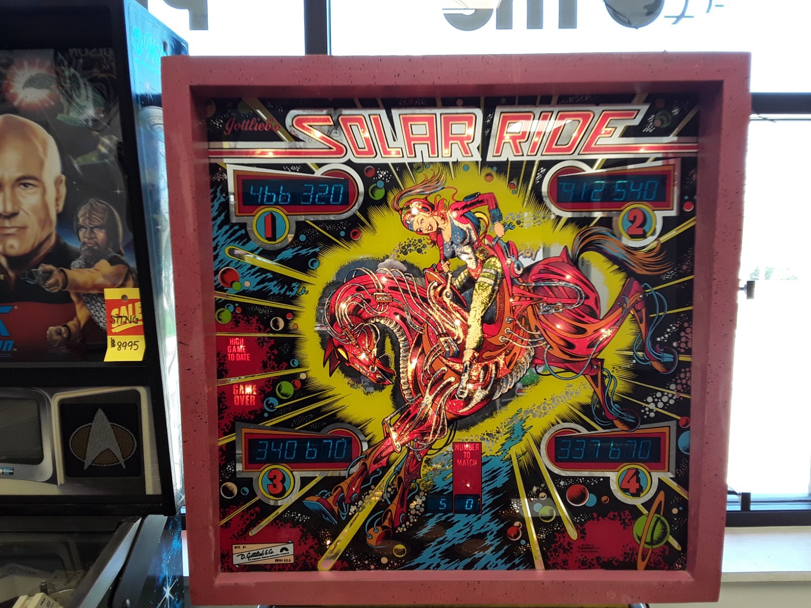 Solar Ride by Gottlieb Pinball Machine
