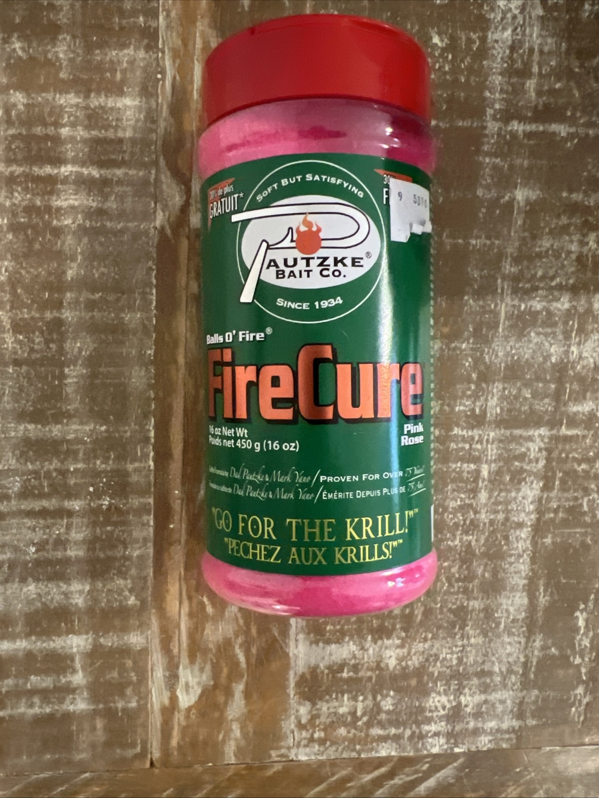 Pautzke Bait Co. 🔥 Balls o fire FIRE CURE. Pink Rose