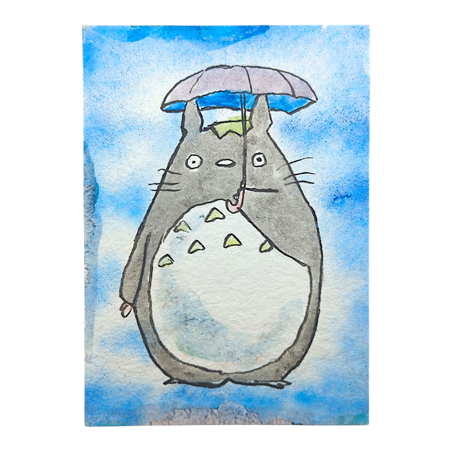 Trevy Metal "Totoro" Original on Paper
