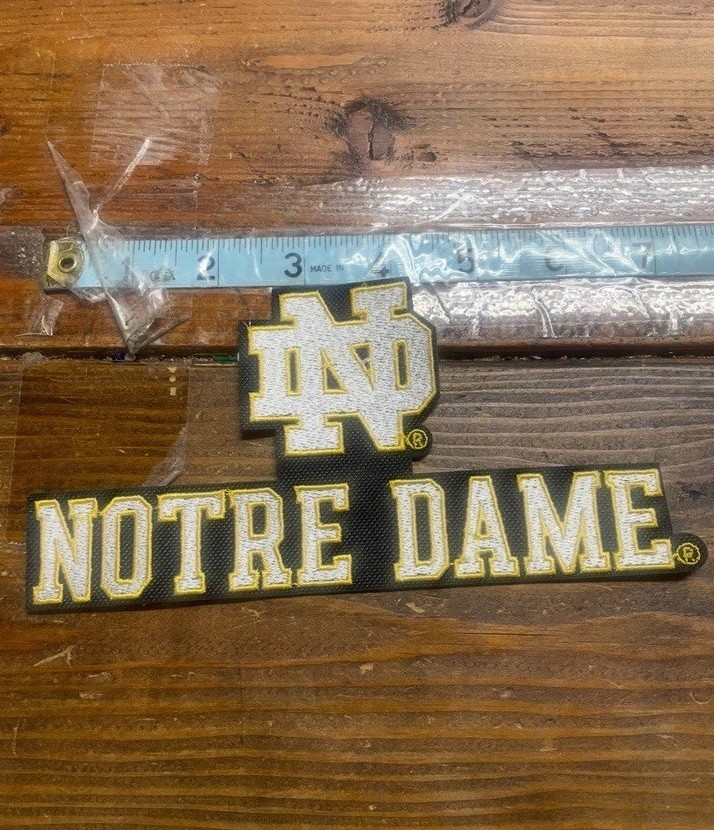 Cheerleading Notre Dame Official Iron On Sew On PATCH big