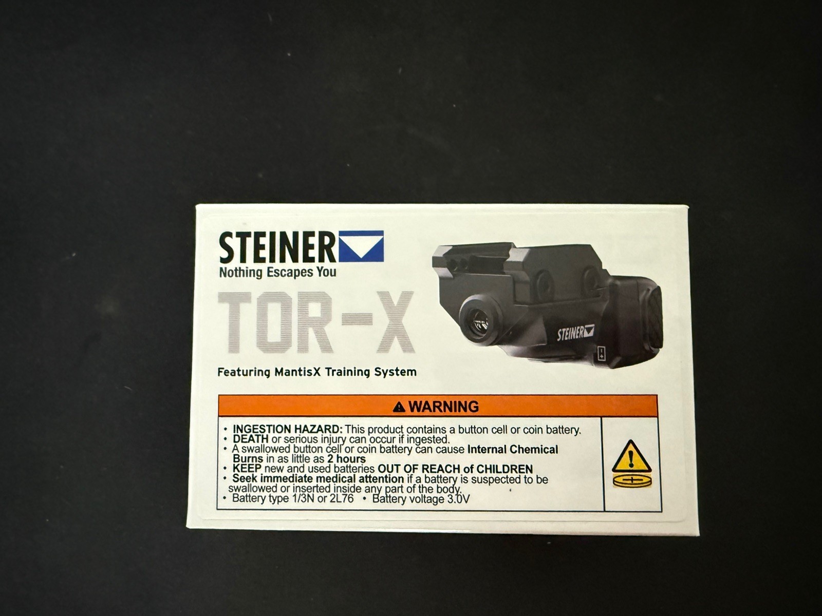 Steiner TOR-X Aiming Laser with Integrated MantisX