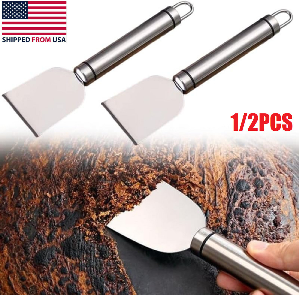 2× Stainless Steel Spatula Multi-Purpose Scraper Kitchen Cleaning Tools Spatula