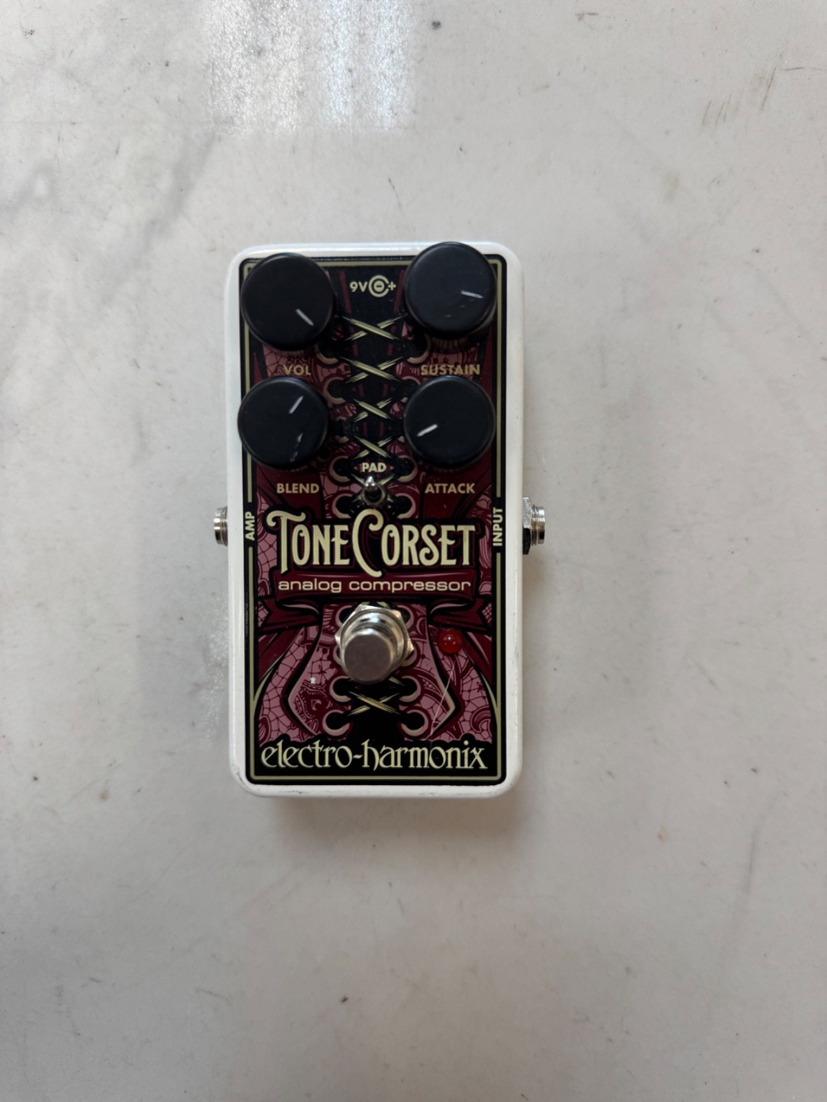 Electro-Harmonix EHX Tone Corset Analog Compressor Guitar Effects Pedal