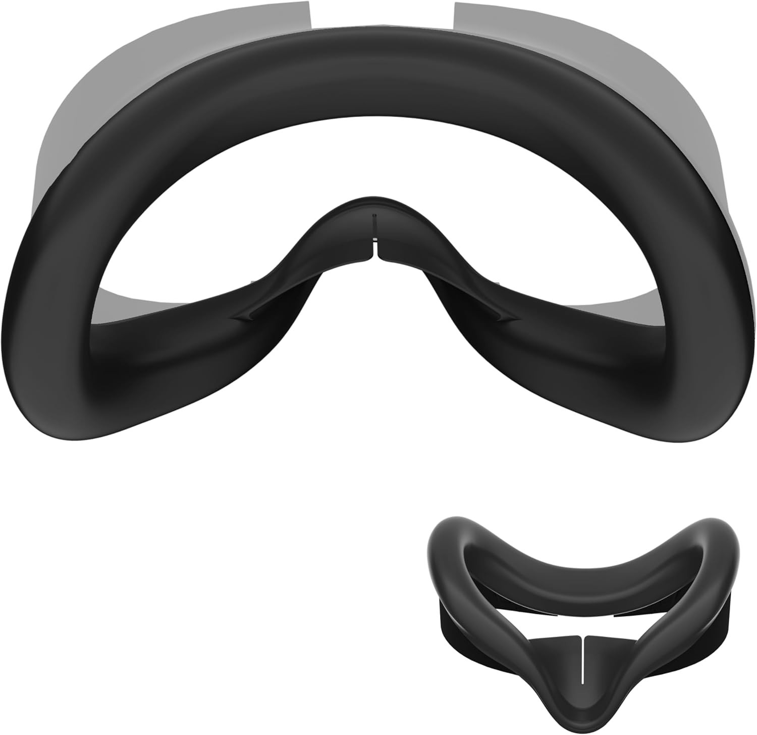 VR Silicone Face Pad Cover for Meta Quest 3 – Sweat Guard, Light Blocker, Ant...