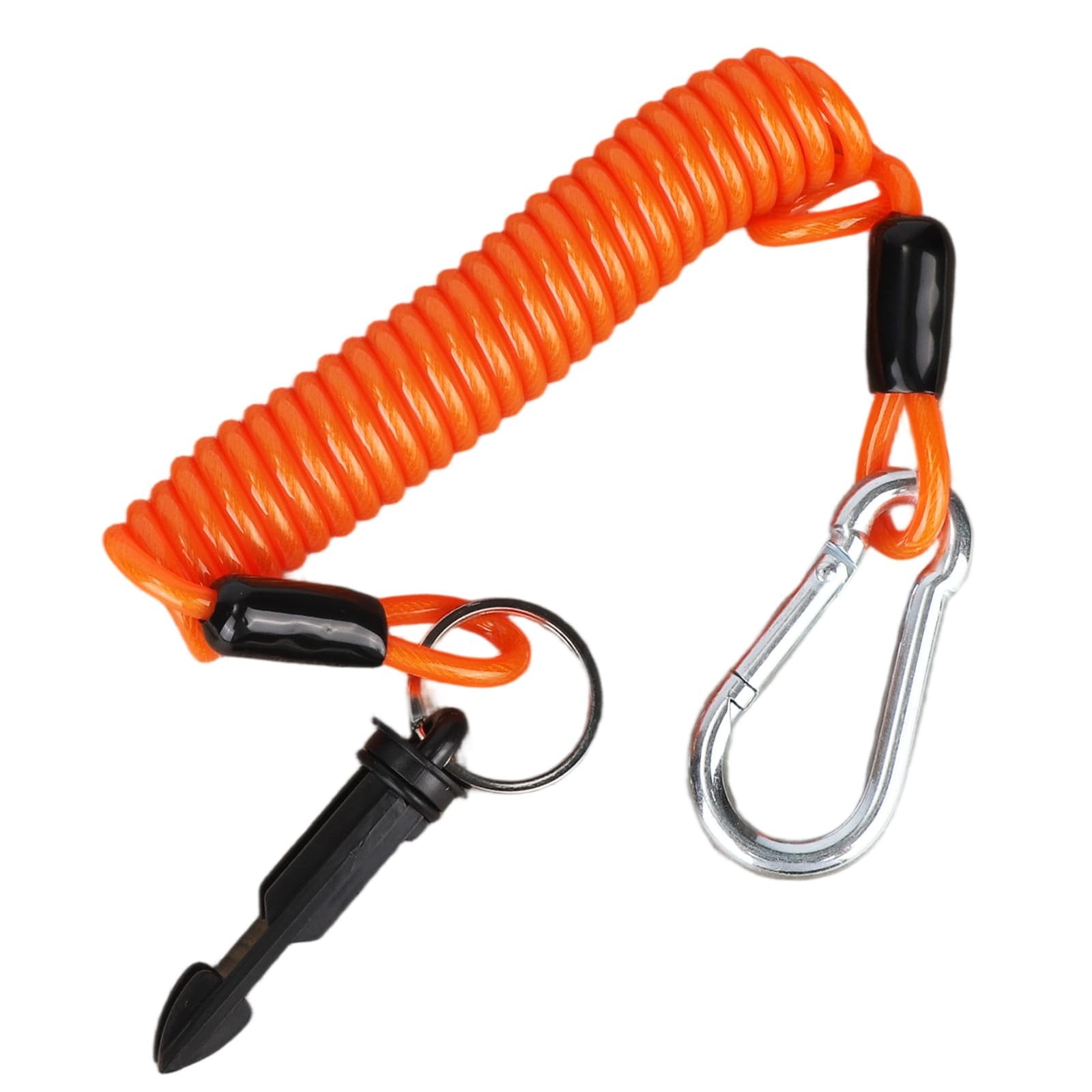 Trailer Brake Away Cable, 6ft High Rebound Spring Emergency Safety Cable Stra...