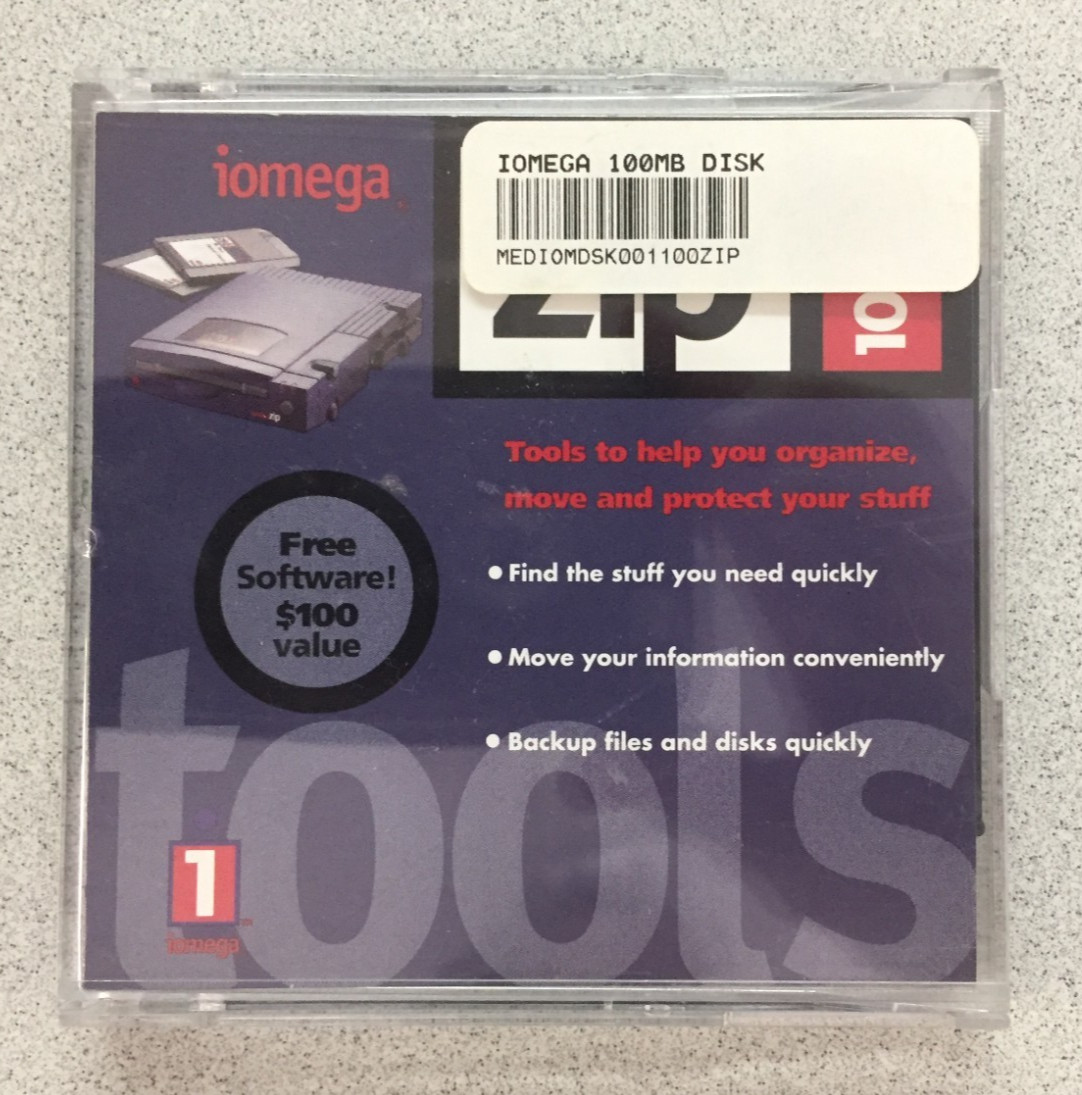 Iomega ZIP Drive 100 Charcoal Bezel - Model Z100ATAPI Internal IDE