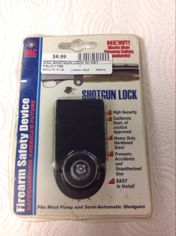 DAC SHOTGUN LOCK W/ KEY (PSL011799)