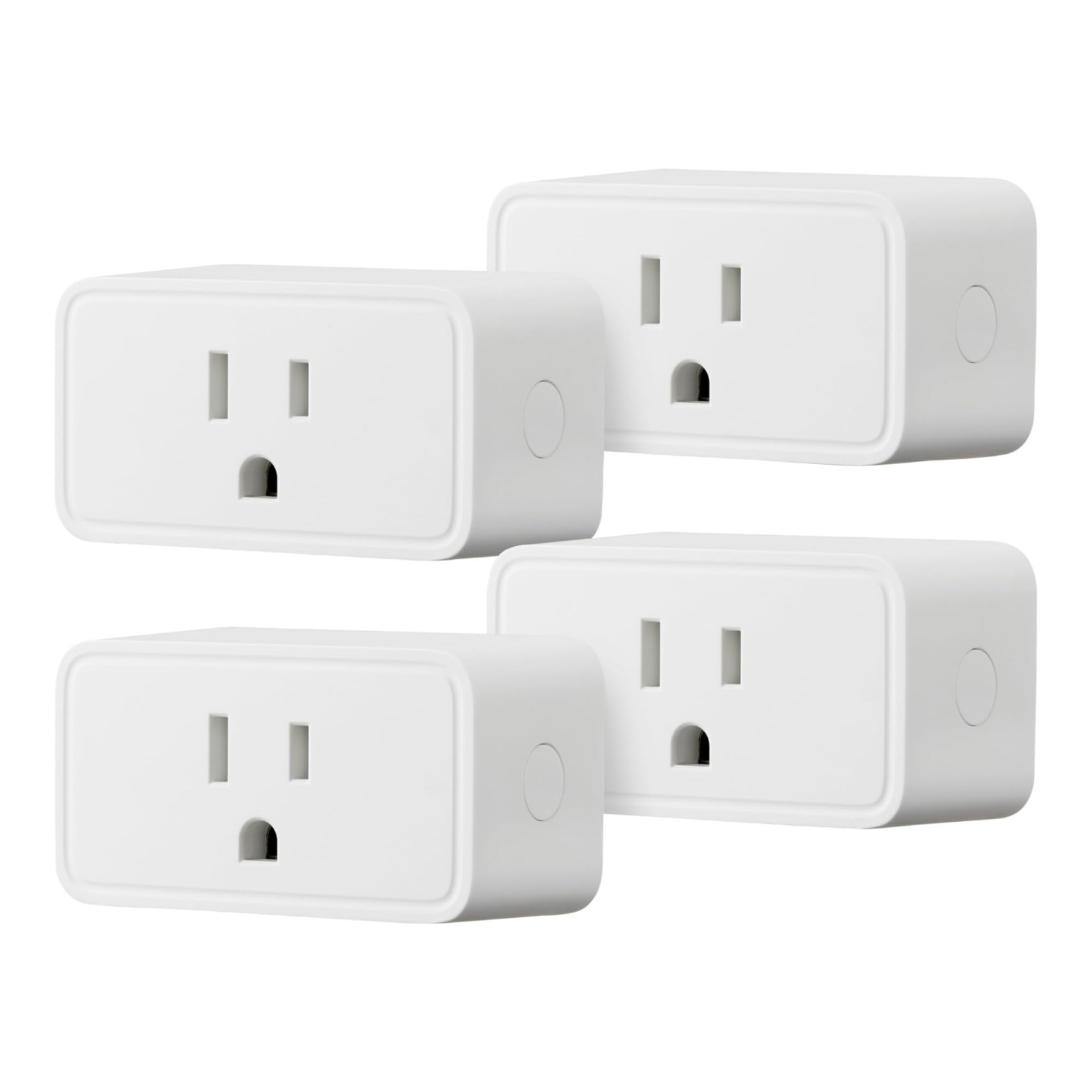 Smart Wi-Fi Plug 4-Pack, Voice Control with Alexa, Remote App Scheduling, Compac