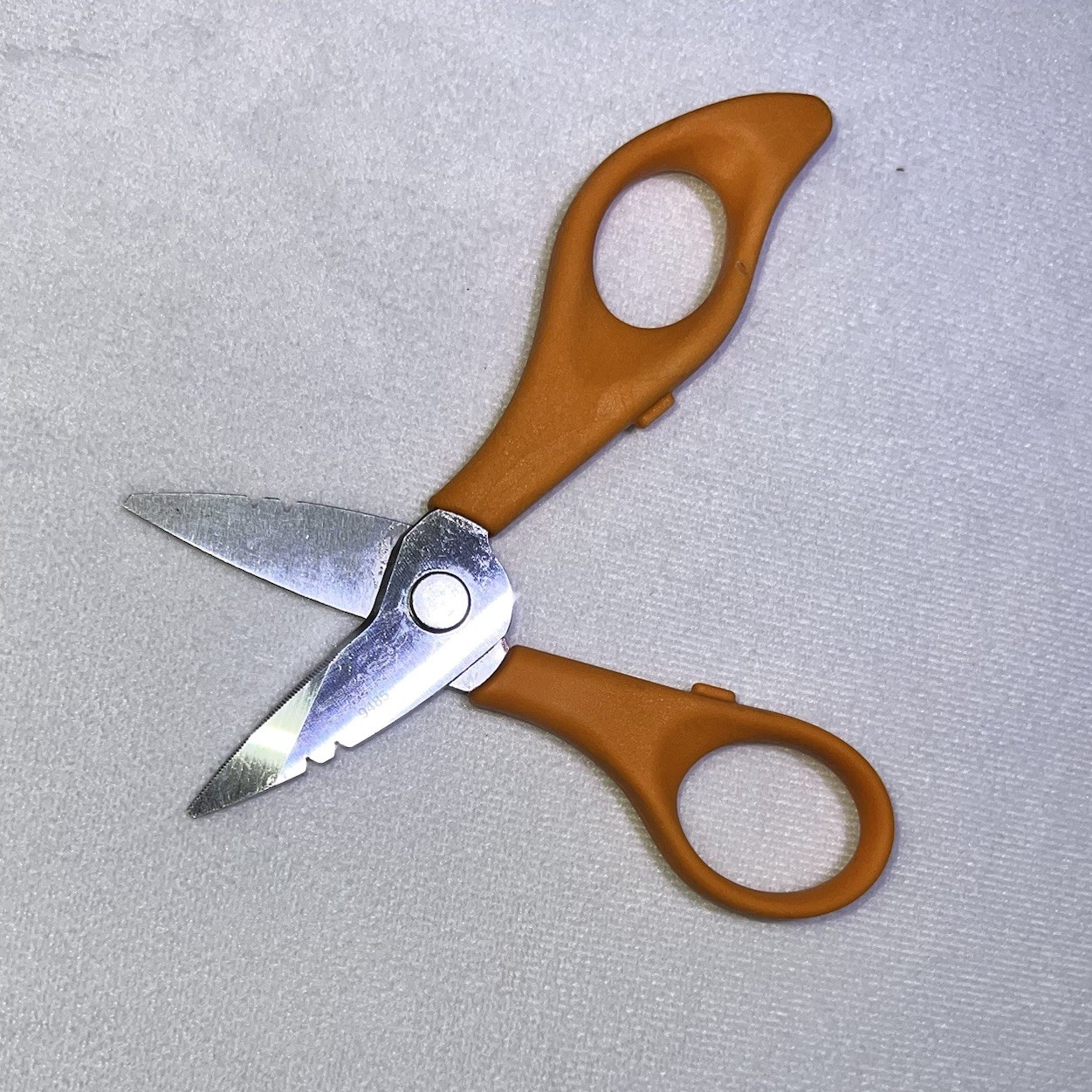Electrician Scissors with Cushioned Grip / Extended Handle, Used - Nice