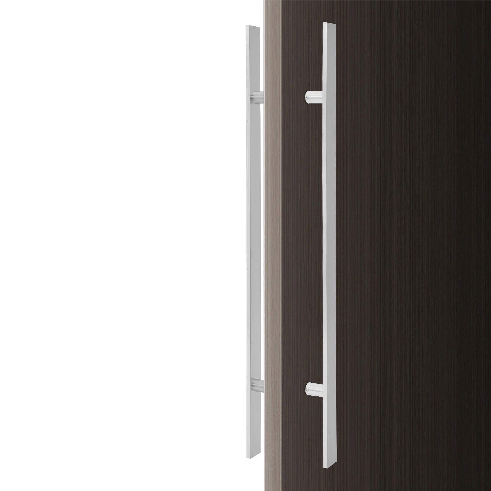 Pull Push Sliding Barn Door Handles Commercial Brushed H Shape Door Pull Handle