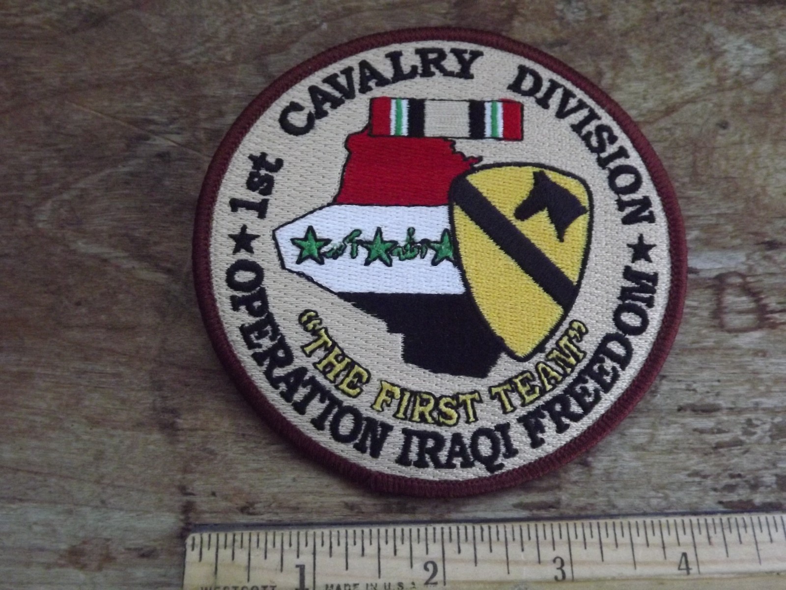 1st Cavalry Division Operation Iraqi Freedom Pocket Patch - INV# C1284